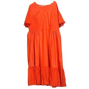 NWOT-Elegant Orange Women's Dress